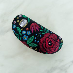 Komplet etui na okulary – Kwiat krakowski zachodni