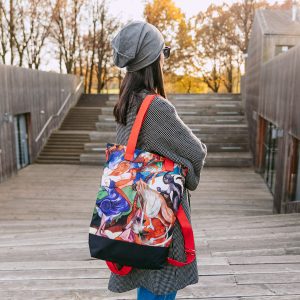 Duża torba na drobiazgi z ortalionu