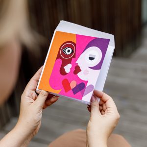 Kartka – wzór unikalny Przyjaźń